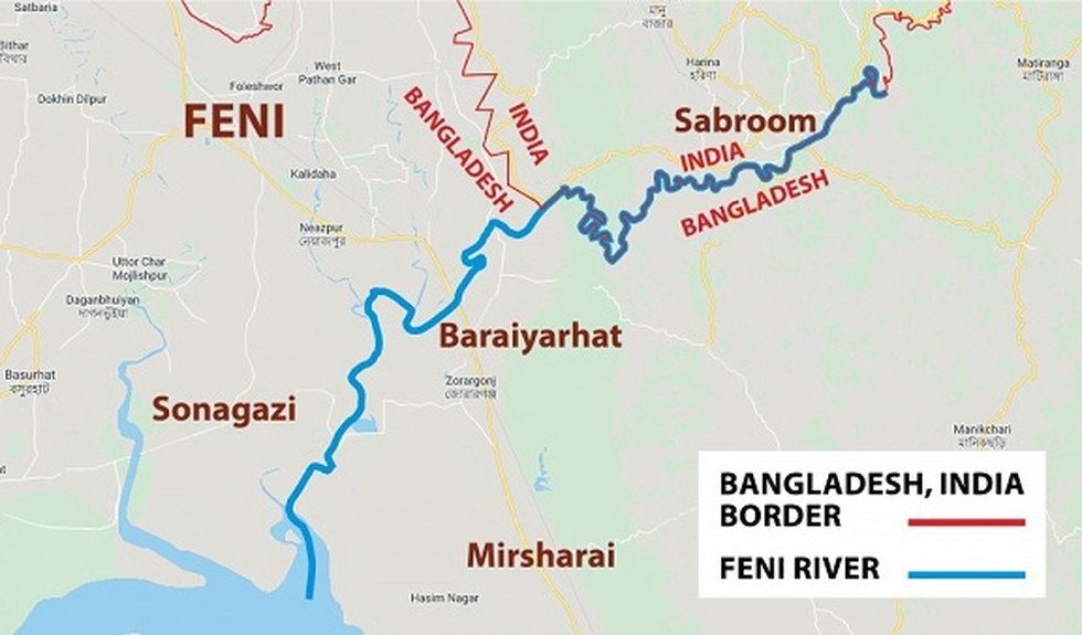 India Bangladesh shakes hands to protect river Feni