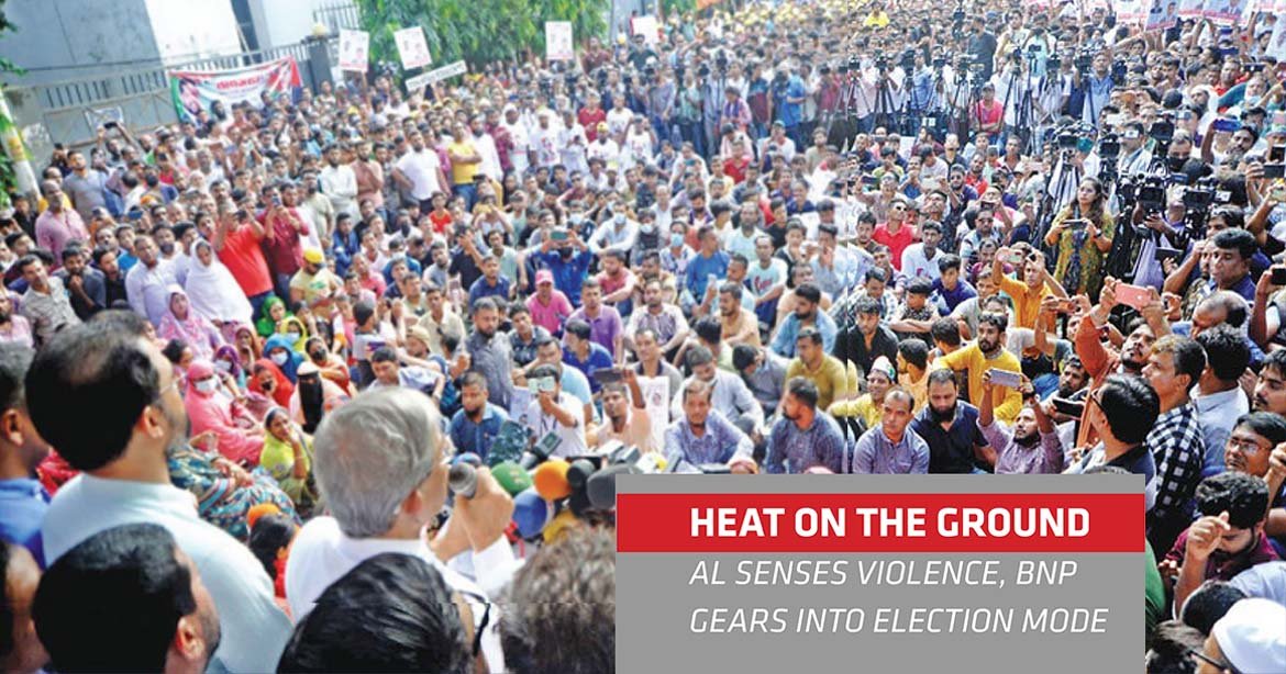 HEAT ON THE GROUND AL SENSES VIOLENCE, BNP SEES POPULARITY TEST