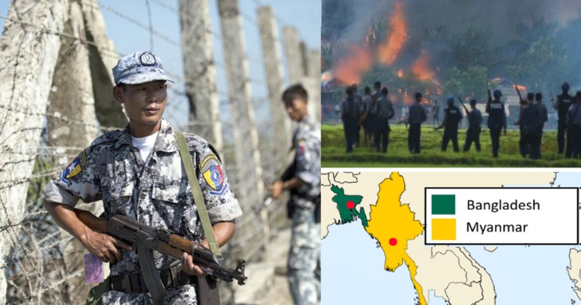 BEHIND MYANMAR BORDER GUARDS’ BEHIND MYANMAR BORDER GUARDS'