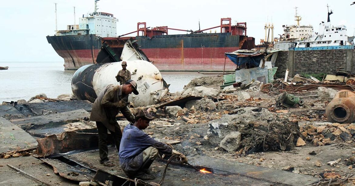 Shipbreaking yards- a galore of unsafe activities