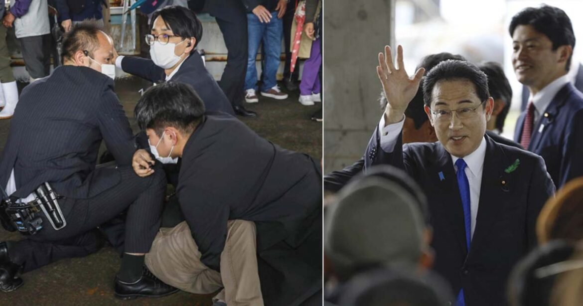 Japanese PM survives smoke bomb attack during campaign event