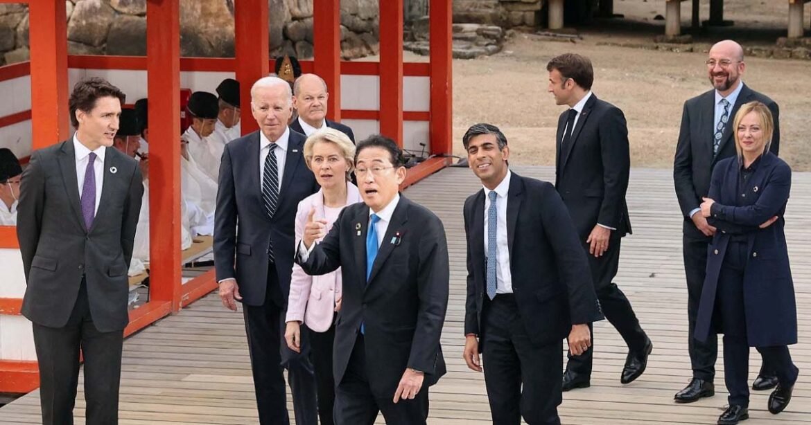 G7 focuses on Russia with sanctions and arming Ukraine