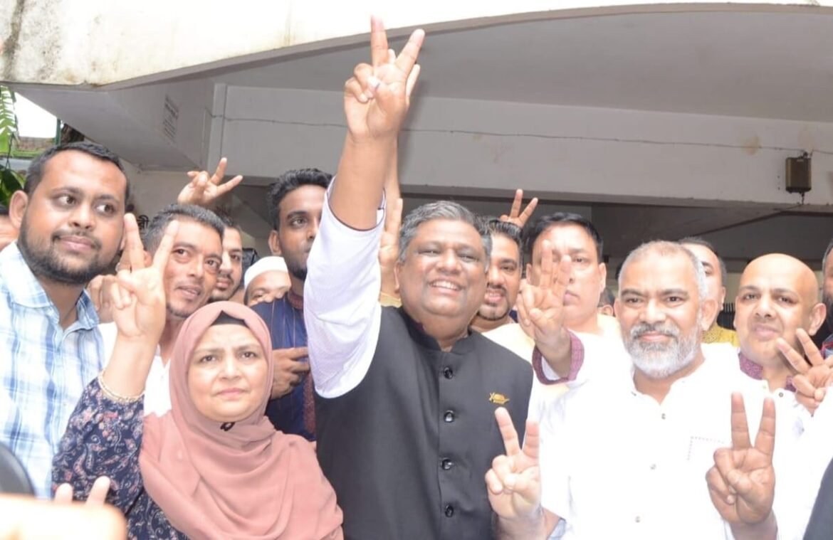 Anwaruzzaman Chowdhury, the candidate representing the Awami League, has emerged as the winner of the Sylhet City Corporation election