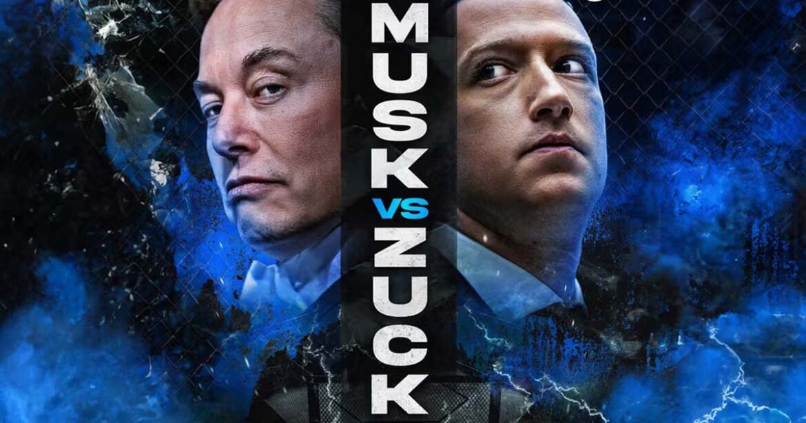 Clash of Tech Titans-Meta-vs -X- Embracing Visual Essence of Roman Arena