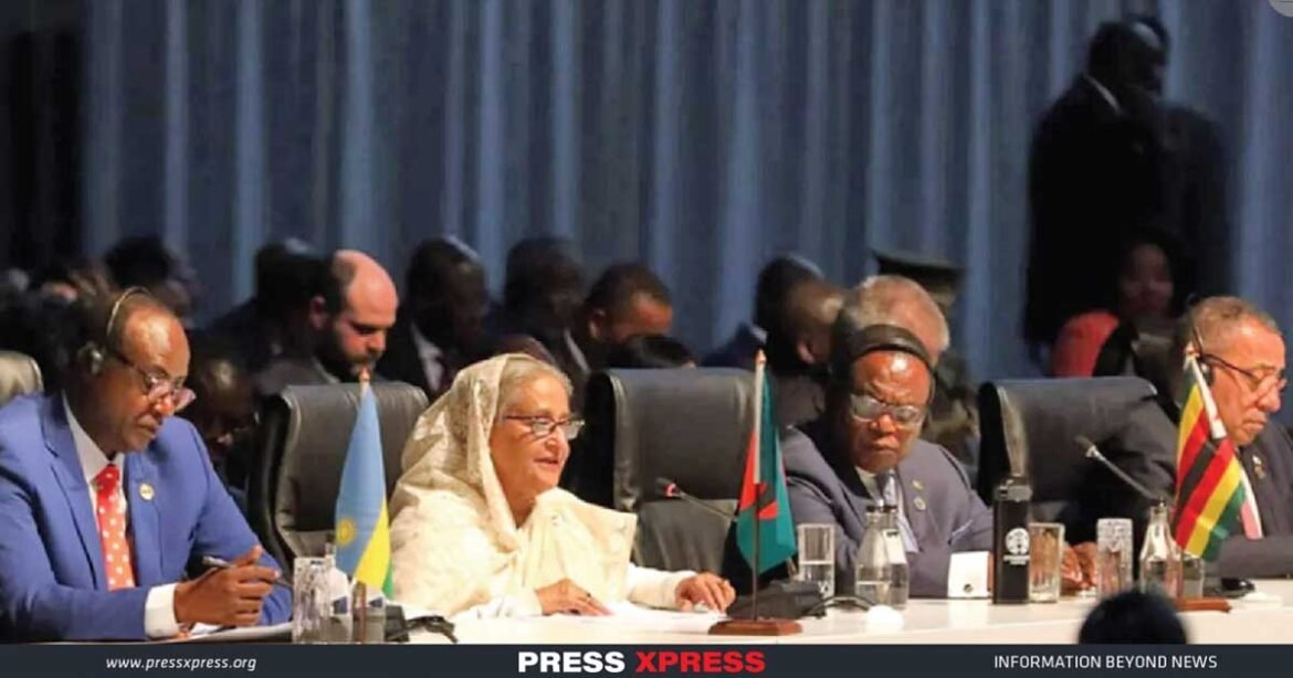 PM Sheikh Hasina Represented Bangladesh at the BRICS with a compelling speech