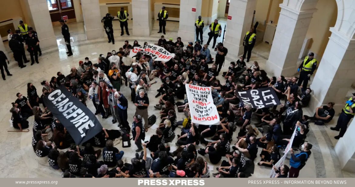 Washington Protests Demand Ceasefire in Israel-Hamas Conflict