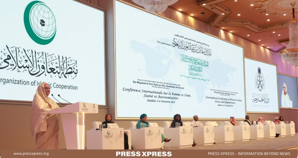 PM Sheikh Hasina's bold speech emphasizes on Gender Equality and Peace in Palestine at OIC Conference