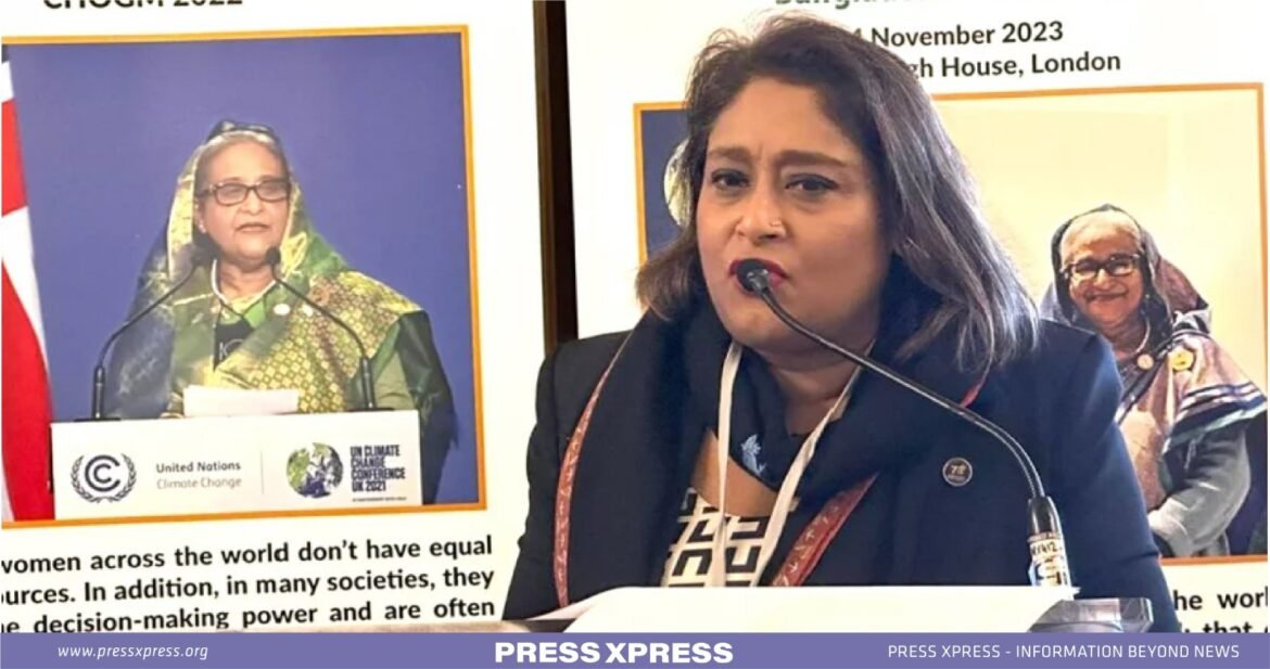 Saima Wazed Promotes Commonwealth Cooperation for Climate Challenges