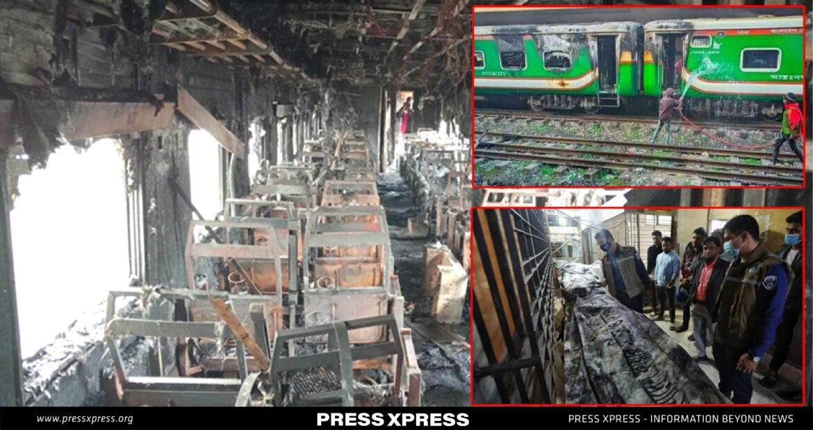4 Lives Lost in BNP Set Arson on Dhaka Passenger Train