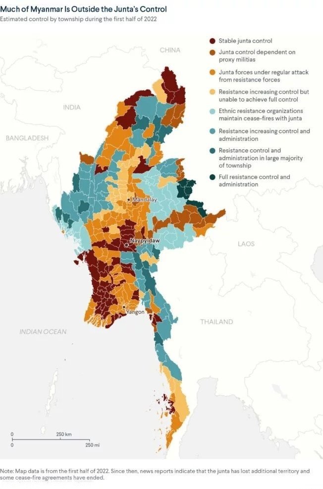 Myanmar Civil War