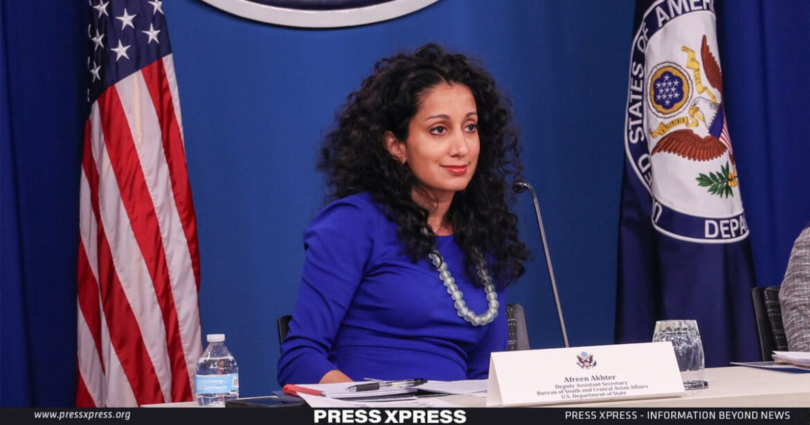 US Deputy Assistant Secretary’s Afreen Akhter Dhaka Trip
