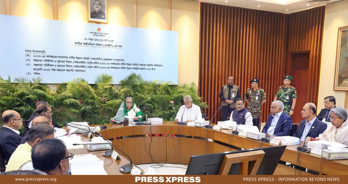Bangladesh Calibrates Development Plans: NEC Approves Tk 2.45 Trillion Revised RADP for FY24
