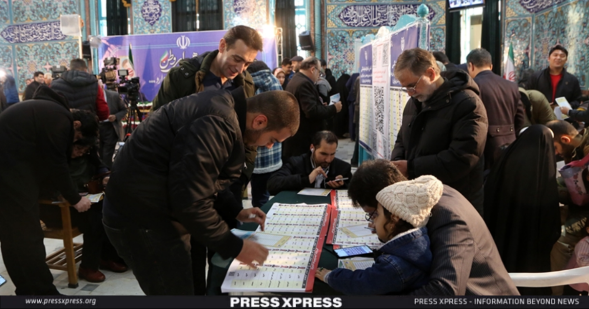 Iran's conservatives win polls amid record low turnout