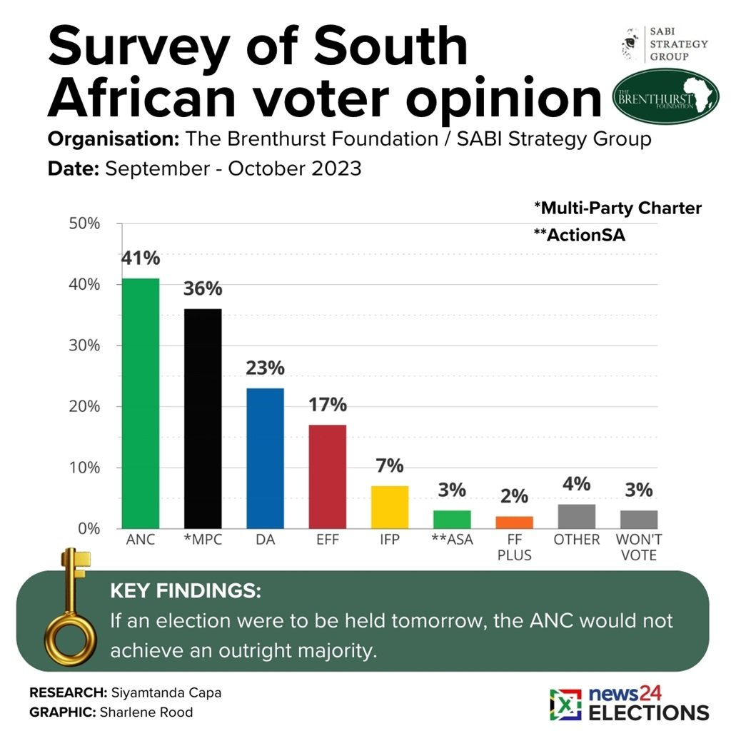 Survey of South African voter opinion in South Africa Election
