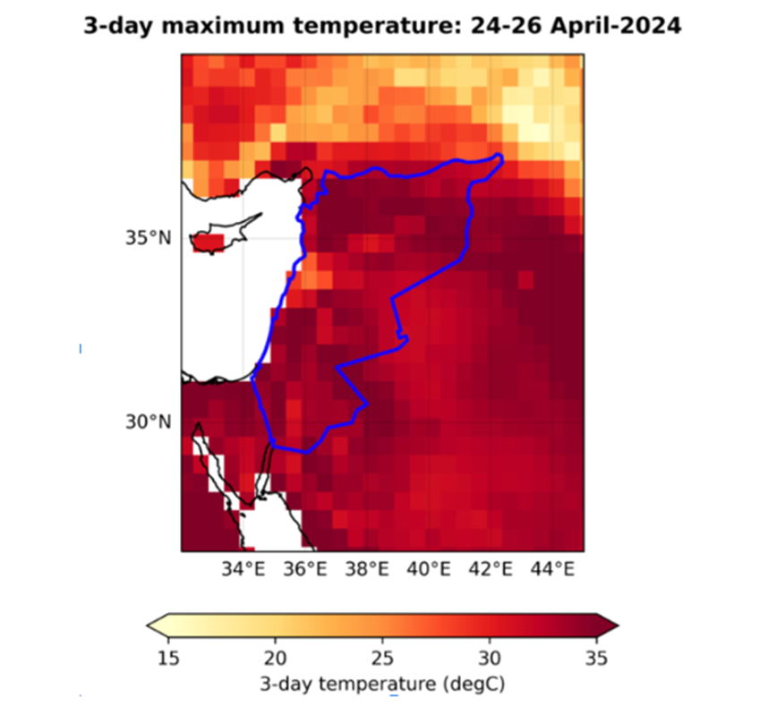 3 Day Maximum Temperature