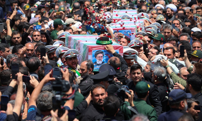 Iran inters late president Ebrahim Raisi
