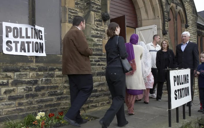 UK Election Polling Station
