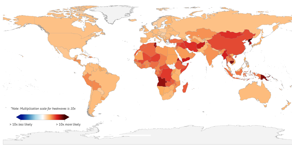 Figure 1Areas Prone to Heatwaves