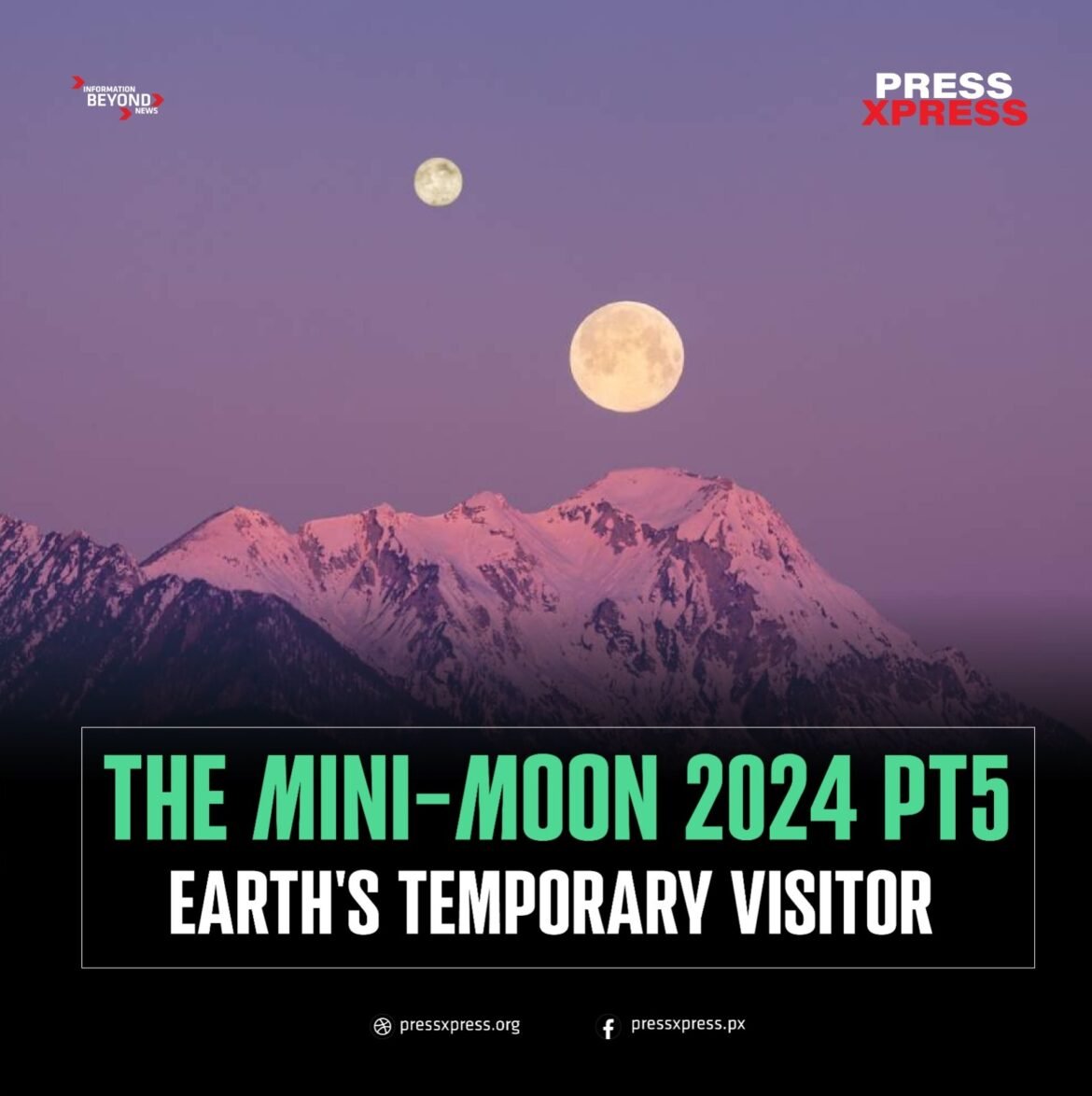 The MiniMoon 2024 PT5 Earth's Temporary Visitor Press Xpress